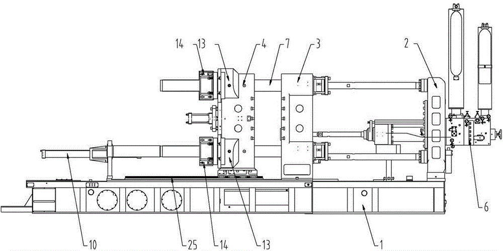 Метод регулировки рамы колонны машины для литья под давлением